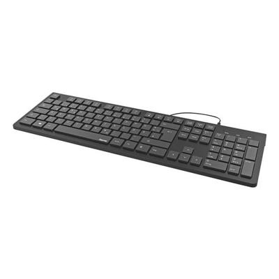 Kabelgebundene Tastatur »KC-200« schwarz schwarz, Hama, 43.3x2x13.2 cm