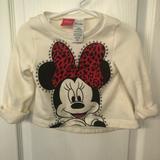 Disney Shirts & Tops | Minnie Mouse Sweatshirt | Color: Cream | Size: 12mb