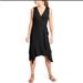 Athleta Dresses | Athleta Black Windward Wrap Sz M | Color: Black | Size: M