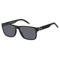 Tommy Hilfiger Unisex Th 1718/s Sunglasses, 08A/IR Black Grey, 56