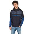 G-STAR RAW Men's Denim Mix Hooded Jacket, Blue (Mazarine Blue C183-4213), M