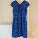 J. Crew Dresses | Blue Dress With White And Black Spots | Color: Blue | Size: 8