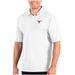 Men's Antigua White Texas Longhorns Desert Dry Big & Tall Tribute Polo