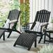 Newcomb Adirondack Chair - Ash Black - Grandin Road