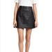 Madewell Skirts | Beautiful Madewell Black Leather Skirt | Color: Black | Size: 0