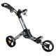 Masters Golf - iCart Go - 3 Wheel Push Trolley Grey/Black