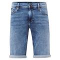 Cross Jeans Herren Leom Shorts, Blau (Light Mid Blue 077), 38