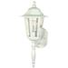 Nuvo Lighting 63470 - 1 Light 20" White Clear Seed Glass Shade Wall Lantern (Cornerstone 1 Lt Outdoor)
