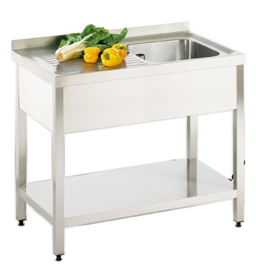 GGG Spültisch aus CNS 1000x600x850mm Image