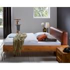 Hasena Oak-Line Wild Massivholzbett Cadro Vilo / Ceneri 140x200 cm coffee