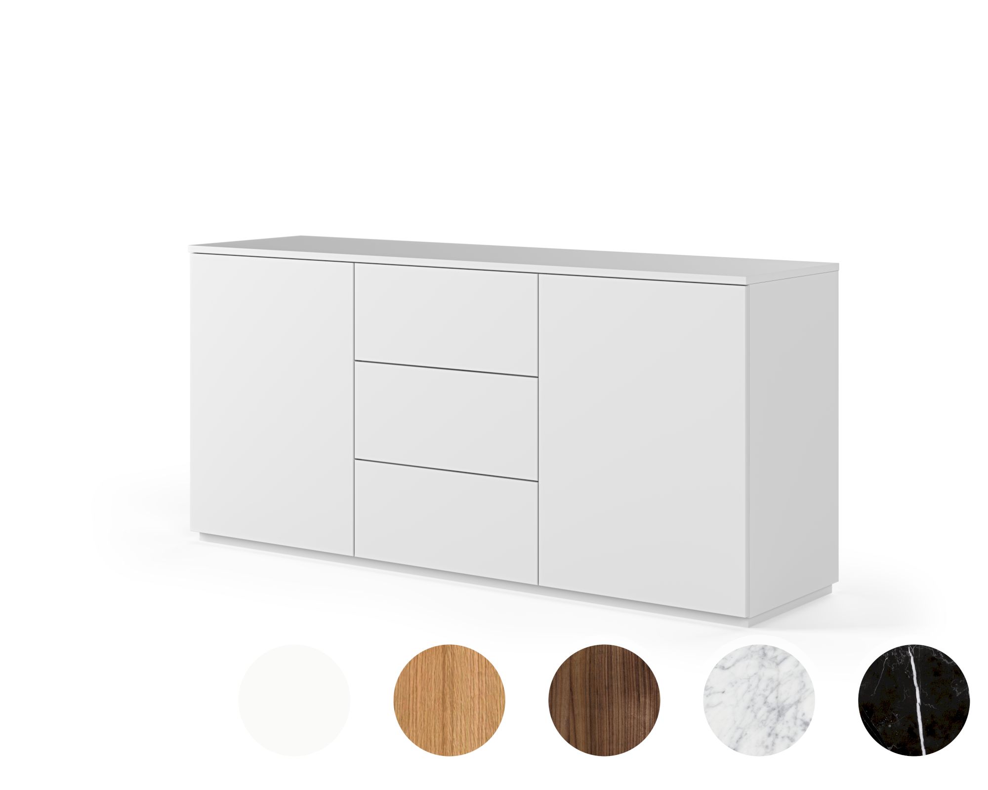 TemaHome »Join« Highboard - 180H1 Marmor Schwarz Image
