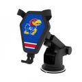 Kansas Jayhawks Stripe Design Wireless Car Charger