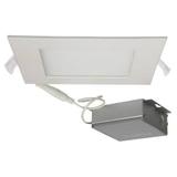 Satco 11612 - 12WLED/DW/EL/6/930/SQ/RD S11612 LED Recessed Can Retrofit Kit with 5 6 Inch Recessed Housing