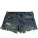 American Eagle Outfitters Shorts | American Eagle Blue Denim Distressed Style Shorts | Color: Blue | Size: 4