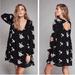 Free People Dresses | Beautiful Free People Dress Black With White Sz S | Color: Black/White | Size: S