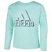 Adidas Shirts & Tops | Bnwt Adidas Girls Mint Long Sleeve Crew Neck Shirt | Color: Green | Size: 6g