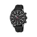 Festina Unisex Erwachsene Chronograph Quarz Smart Watch Armbanduhr mit Leder Armband F20351/3