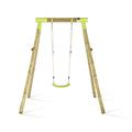 Plum® Premium Bush Baby Wooden Swing Set Lime