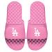 Women's ISlide Pink Los Angeles Dodgers Primary Logo Slide Sandals
