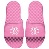 Women's ISlide Pink Denver Nuggets Primary Logo Slide Sandals