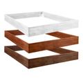 Hasena Wood-Line Massivholz Premium 23 Bettrahmen 180x220 cm / Buche schoko, lackiert