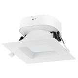 Satco 11702 - 7WLED/DW/SQ/4/40K/120V S11702 LED Recessed Can Retrofit Kit with 4 Inch Recessed Housing