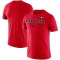 Men's Nike Red Georgia Bulldogs Baseball Legend Slim Fit Performance T-Shirt