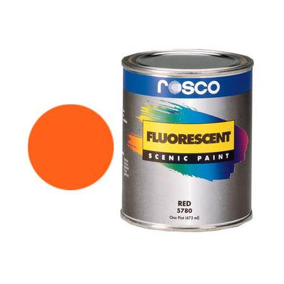 Rosco Fluorescent Paint (Orange, Matte, 1 Quart) 150057810032