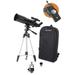 Celestron Travel Scope 80mm f/5 AZ Refractor Telescope Kit 22030