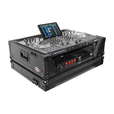 ProX XS-PRIME4 WBL2U Flight Case with 2 RU Rackspace and Wheels for Denon DJ Pri XS-PRIME4 WBL2U