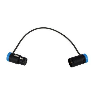 Cable Techniques Low-Profile, 3-Pin XLR Female to 3-Pin XLR Male Adjustable-Angle Cable (Blu CT-LPXR-10B