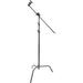 Matthews 40" C-Stand with Spring-Loaded Base, Grip Head, & Arm Kit (10.5', Black) B339764