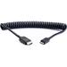 Atomos AtomFLEX Coiled Mini-HDMI to HDMI Cable (16 to 32") ATOM4K60C4