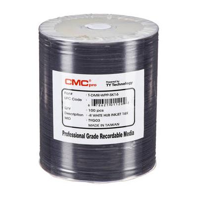 CMC Pro 4.7GB DVD-R 16x White Inkjet Hub Printable...