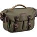 Billingham Hadley Small Pro Shoulder Bag (Sage FibreNyte & Chocolate Leather) 505048-54