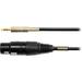 Mogami Gold Stereo Mini (3.5mm) Male to 3-Pin XLR Female Microphone Cable - 1.5' GOLDXLRFMINI018