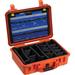 Pelican 1500EMS Watertight ATA Hard Case with EMS Organizer and Dividers (Orange) 1500-005-150