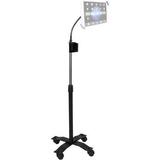 CTA Digital Compact Security Gooseneck Floor Stand for 7-13" Tablets (Black) PAD-SCGS