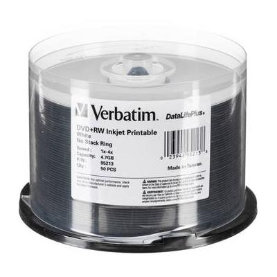 Verbatim 4.7GB 4x DataLifePlus DVD+RW Discs (50-Pk...