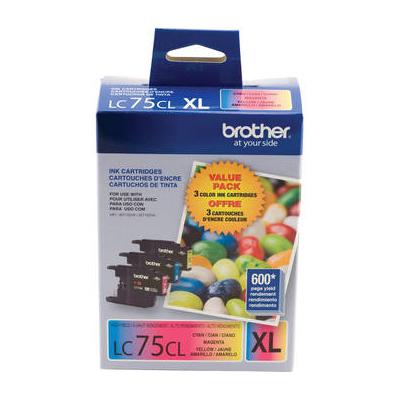 Brother Innobella High Yield XL LC75 Color Ink Car...