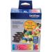 Brother Innobella High Yield XL LC75 Color Ink Cartridge 3-Pack LC753PKS