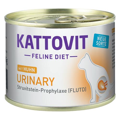 24 x 185 g Urinary - Huhn Kattovit Katzenfutter nass