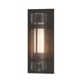 Hubbardton Forge Banded 15 Inch Tall Outdoor Wall Light - 305897-1005