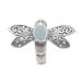 Dragonfly Grace,'Opal Dragonfly Cocktail Ring Crafted in Bali'