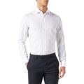 Seidensticker Herren Seidensticker Herren Business Hemd Slim Fit Businesshemd, Weiß (Weiß 01), 45