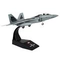 Lose Fun Park 1:100 Military Model Plane F-22 Raptor Diescast Alloy Fighter Plane Model