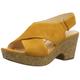 Clarks Damen Maritsa Lara Slingback Sandalen, Gelb (Amber Suede Amber Suede), 39 EU