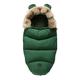 Pram Universal Footmuffs Cosy Toes Footmuff Bunting Bags Autumn Winter Warm Soft Comfortable Pushchairs Strollers Buggy Car Seat (Green)