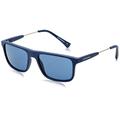 Emporio Armani Men's 0EA4151 Sunglasses, Blue/Blue, 56/18/145