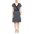 s.Oliver BLACK LABEL Damen 150.10.004.20.200.2014509 Kleid, Navy Stripes, 44